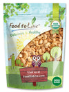 Food to Live Organic Dry Roasted Whole Cashews, 2 Pounds Non-GMO, Unsalted, Oven Roasted Nuts, No Oil Added, Kosher, Vegan, Bulk