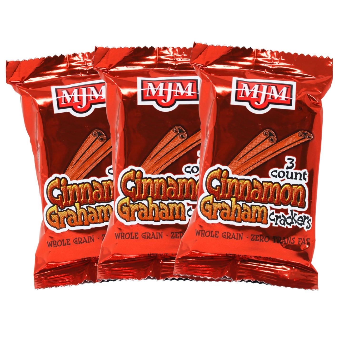 MJM Cinnamon Graham Crackers - Case of 150 Packs | Wholesome and Flavorful Snack | Perfect for Any Occasion | Healthy and Satisf