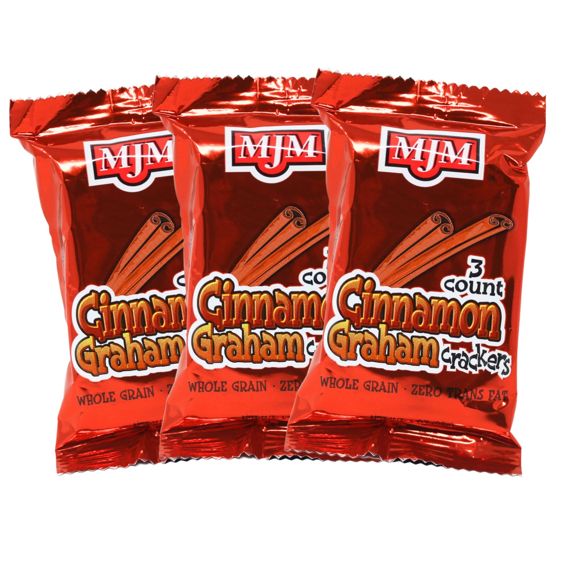 MJM Cinnamon Graham Crackers - Case of 150 Packs | Wholesome and Flavorful Snack | Perfect for Any Occasion | Healthy and Satisf