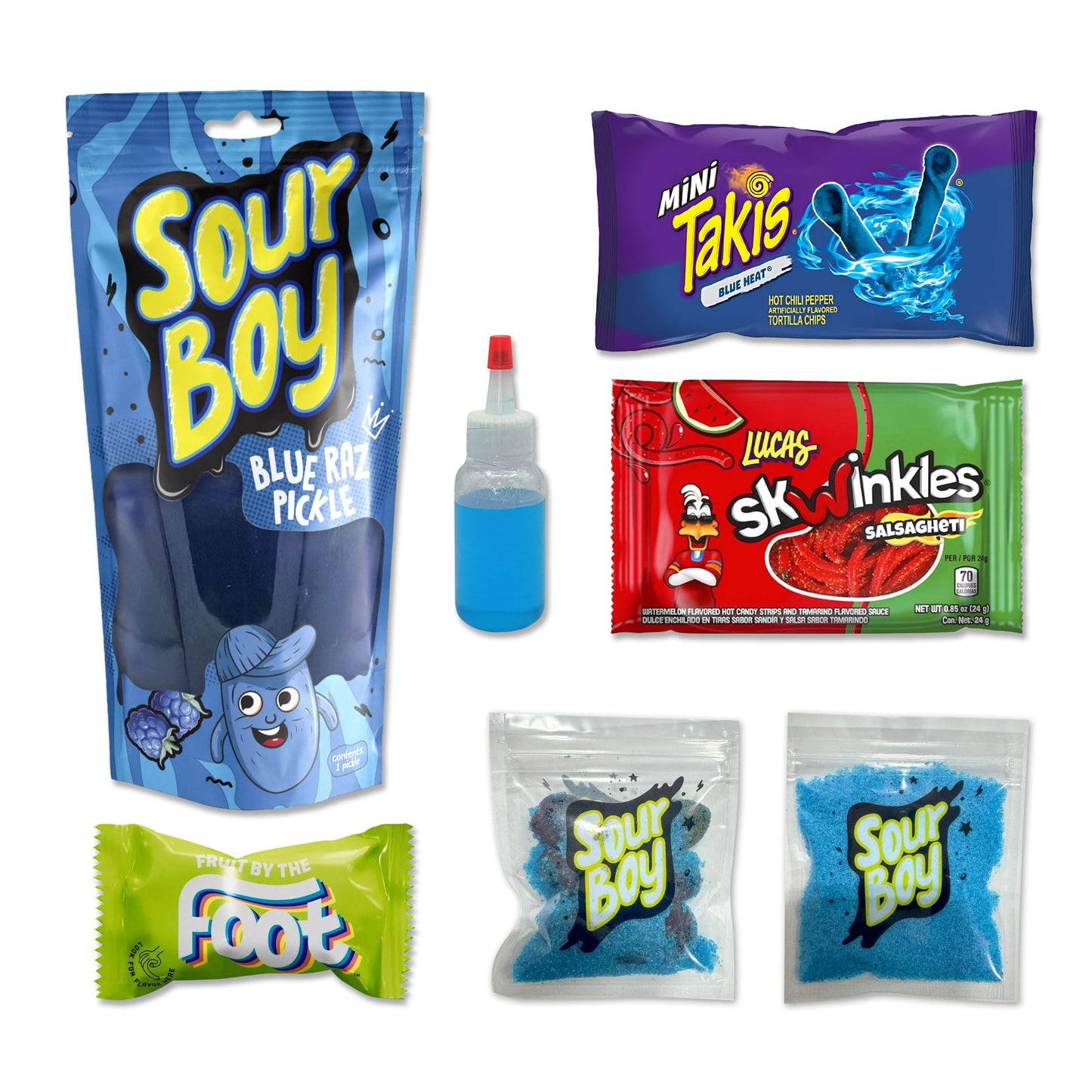 Sourboy Blue Raspberry Pickle Kit