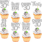 30Pcs 30Th Birthday Cupcake Toppers Glitter Thirty Happy 30Th Straight Outta 1994 Cupcake Picks For Cheers To 30 Years 30Th Birt
