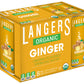 Langers Organic Flavored Sparkling Water, Ginger, 12 Ounce (Pack Of 8)