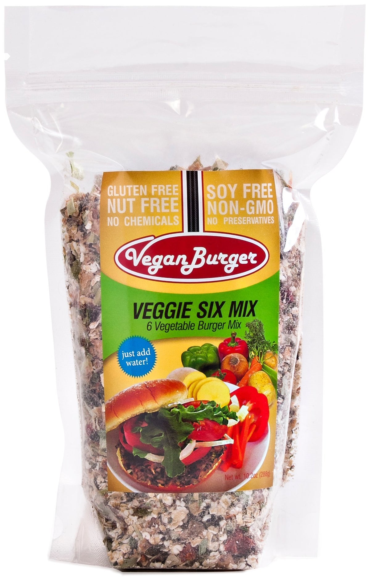 Vegan Burger Vegan Burger (9 Patties) - 10.2 Ounce Pack - Plant-Based Protein