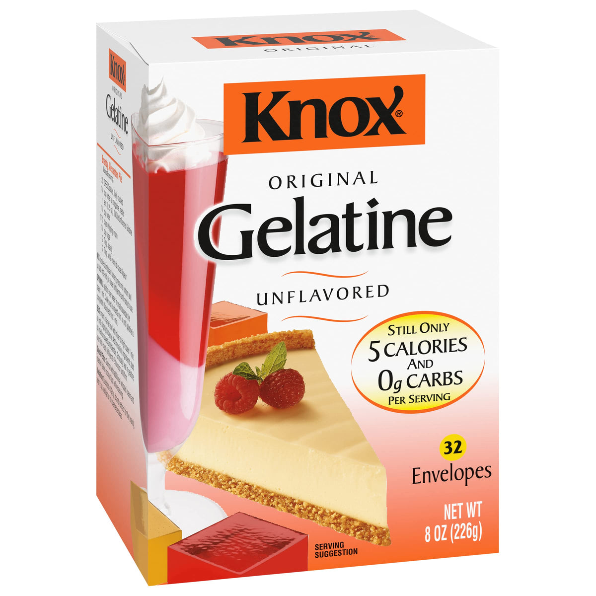 Knox Original Unflavored Gelatin (32 Ct Packets) (Pack Of 2)