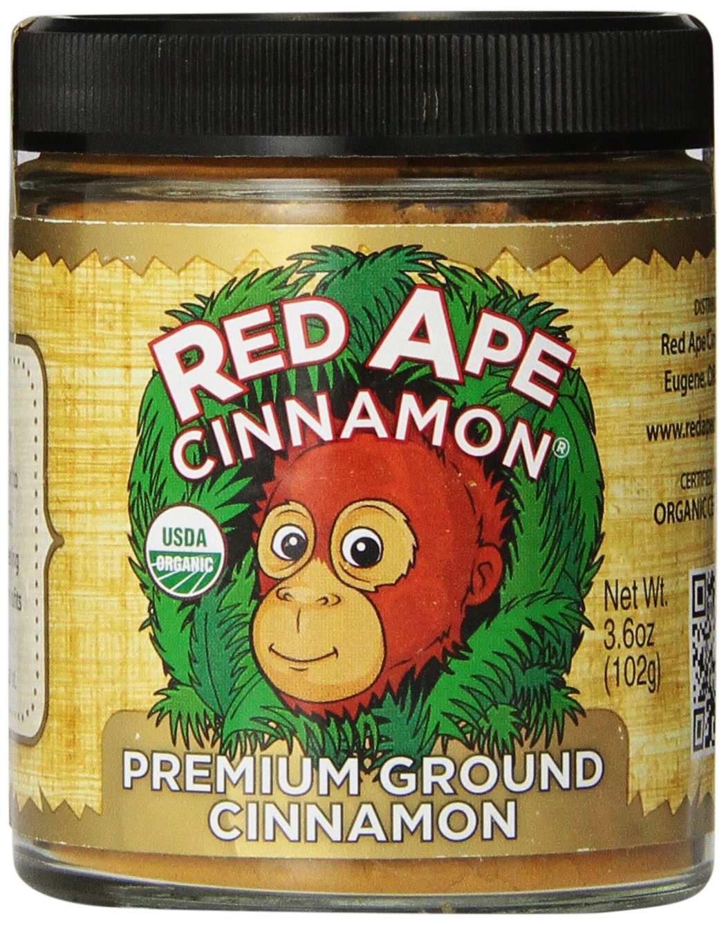 Red Ape Cinnamon Premium Ground Cinnamon, 3.6 Ounce, Pack of 1