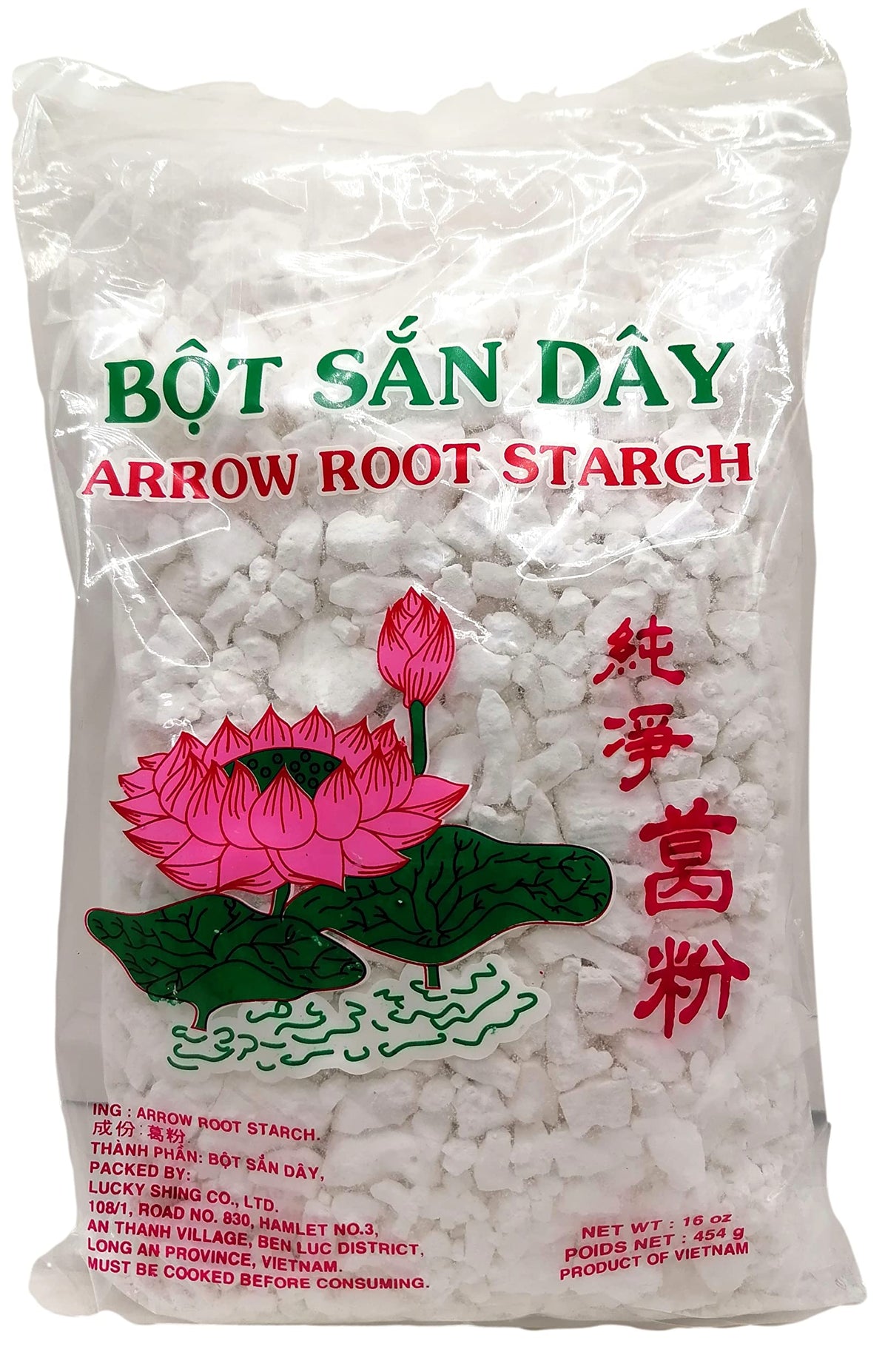 16oz Arrow Root Starch by Lucky Shing Brand, Pack of 1