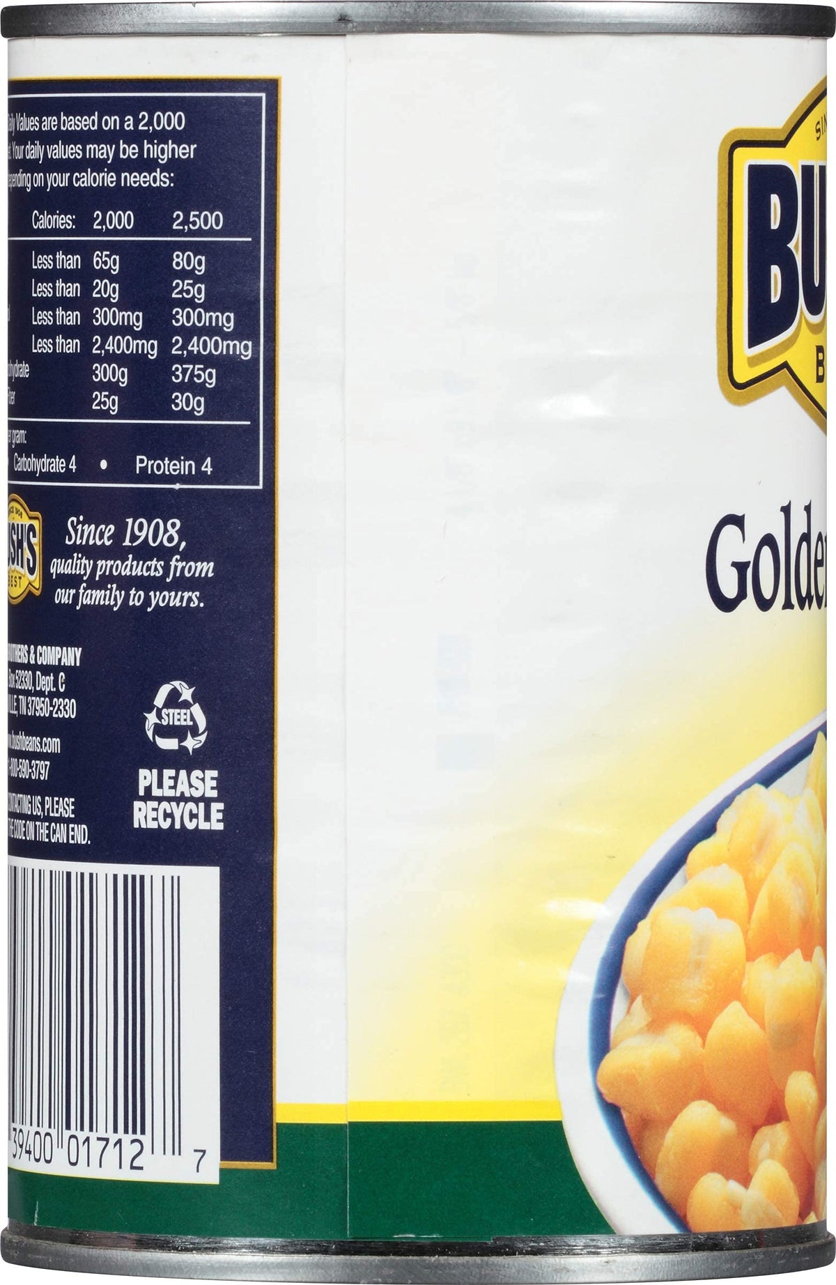 Bush'S Best Baked Beans, Golden Hominy, 15.5 Oz (Pack Of 8)