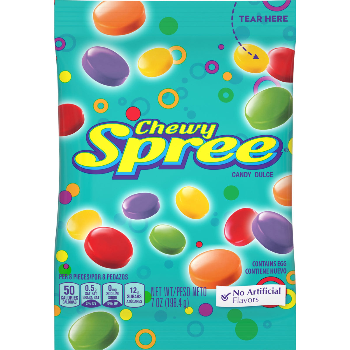 Spree Chewy Candy, 7 Oz