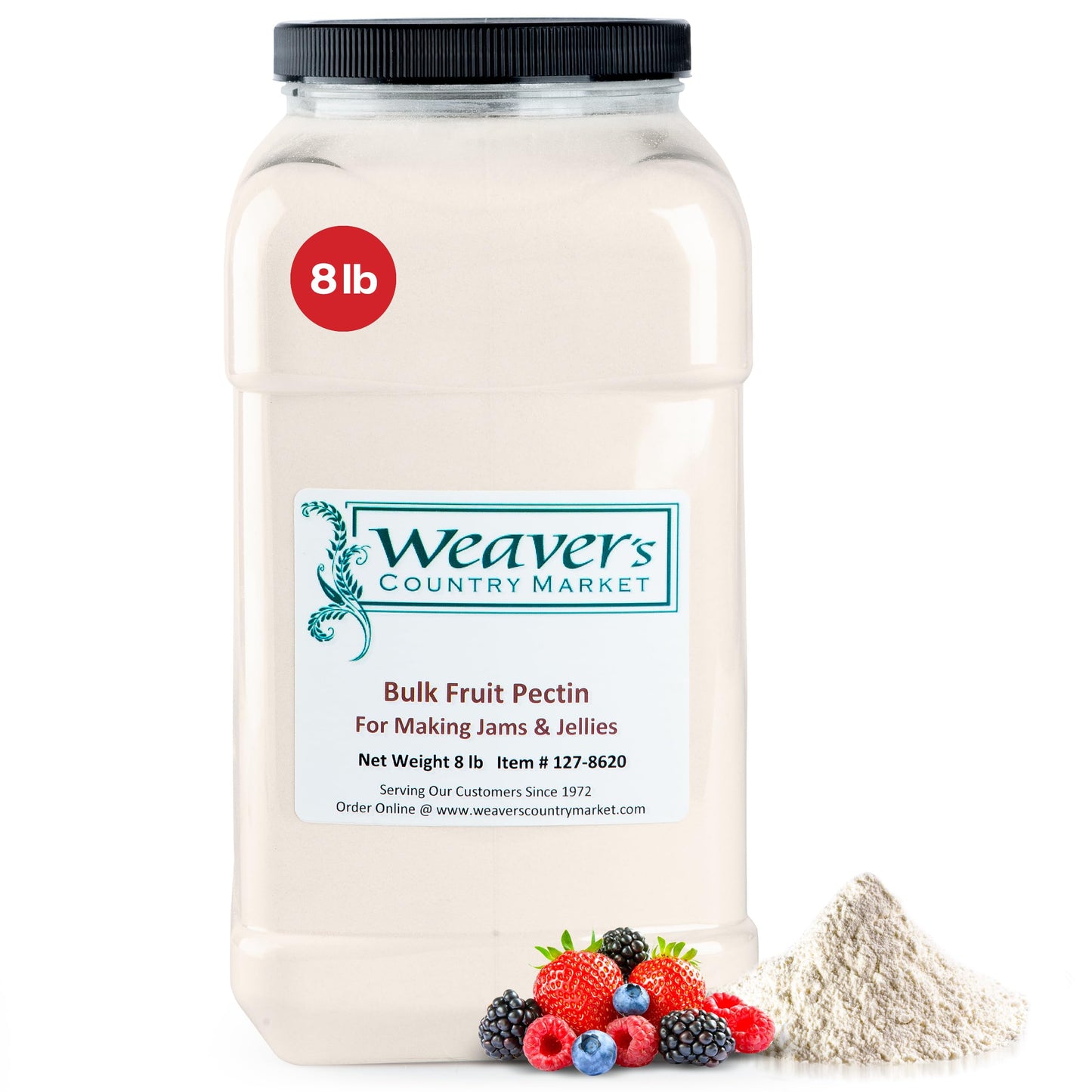 Weavers Country Market Bulk Fruit Pectin Mix for Making Jams & Jellies (2.75 Lb. Plastic Bag)