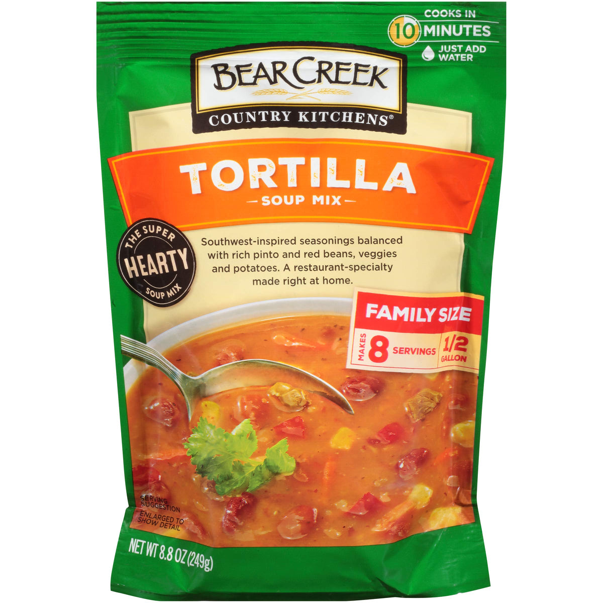 Bear Creek Soup Mix, Tortilla, 8.8 Ounce (Pack Of 6)