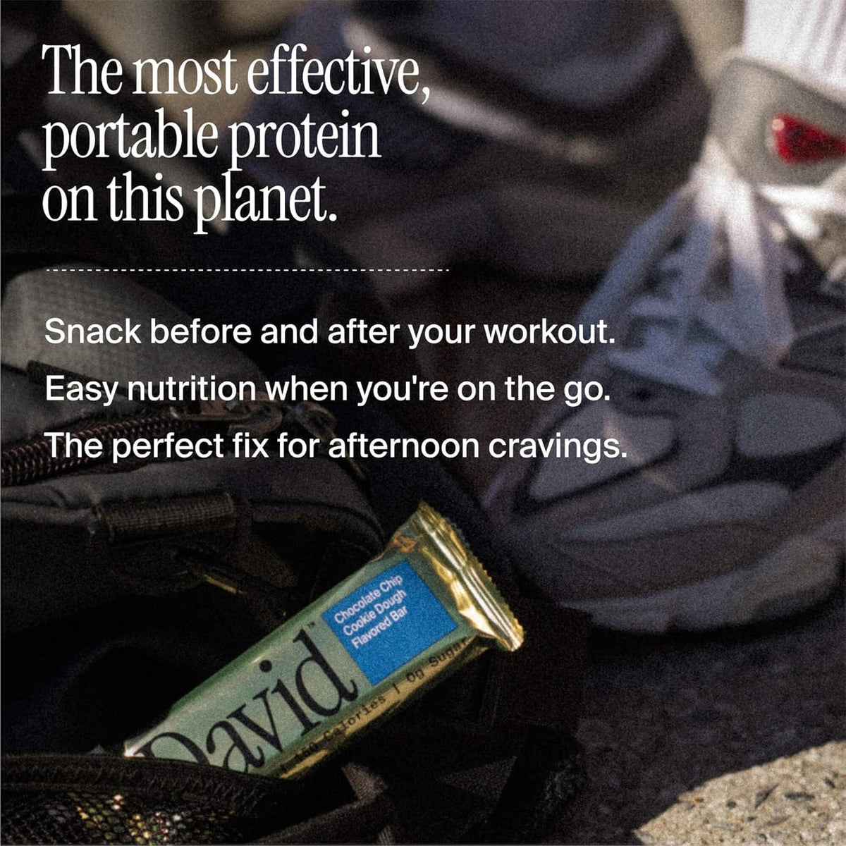 David Protein Bar  Blueberry Pie  24 Protein Bars | 28g of Protein | 150 Calories | 0g of Sugar - High Protein  Low Carb  Gluten Free Protein Bar  Pack of 24