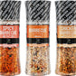 Soeos Spice Seasoning Set Of 3, 5.2Oz(146G), With Integrated Grinders, Salt And Pepper Grinder Set, Pure And Fresh Perfect For Bbq Seasoning Gift Set, Grilling Spice, Herb, Spice & Seasoning Gifts