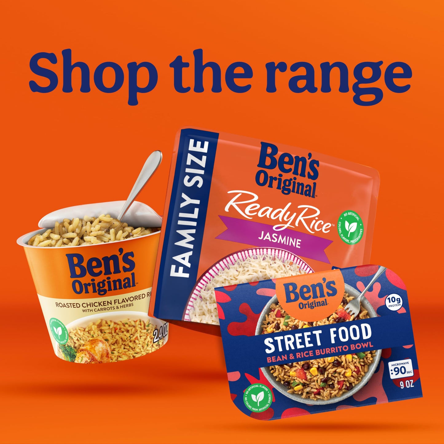 BENS ORIGINAL Street Food Teriyaki Style Rice with Chicken, Prepared Entr  e, Microwavable Heat-&-Eat Bowl in 90 Seconds, 9 oz