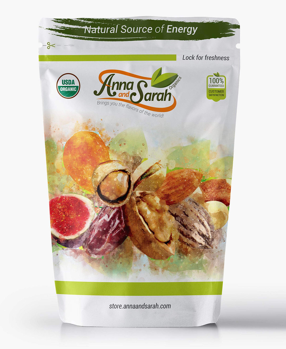 Anna and Sarah Organic Dried Figs - 3 Pounds, Ideal for Snacking and Baking