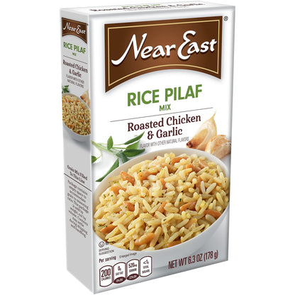 Near East Roasted Chicken And Garlic Pilaf, 6.3 oz