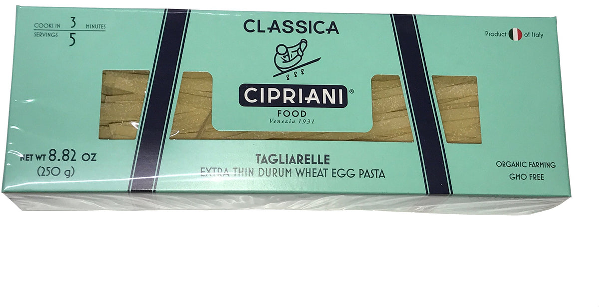 Cipriani Food Tagliarelle Extra Thin Egg Pasta - 8.82 oz (Pack of 12)