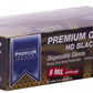 Premium Guard - Nitrile Gloves Heavy Duty 8 Mil Disposable, Powder Free, Black, 50 Gloves Per Box (Medium)