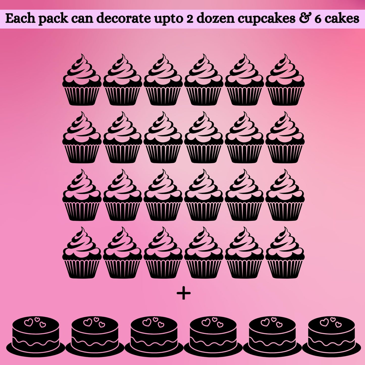 Confect Pink Mini Roses & Lips I Silver Hearts & Vermcelli And White Pearls | Sprinkles For Baking & Cake Decorative | Baby Show