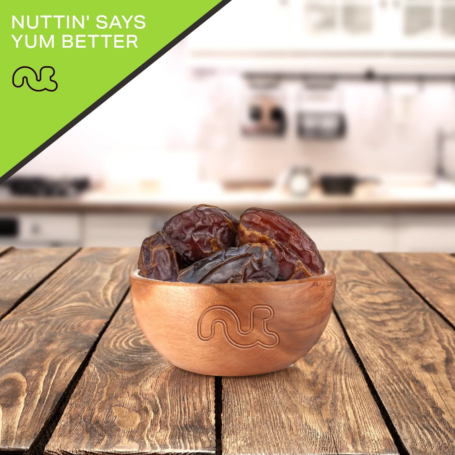 NUT CRAVINGS Dry Fruits - Sun Dried Jumbo Medjool Dates, No Sugar Added (48oz - 3 LB) Packed Fresh in Resealable Bag - Sweet Sna