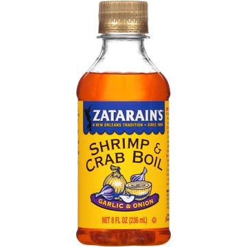 Zatarain'S Garlic & Onion Shrimp & Crab Boil, 8 Fl Oz (Pack Of 12)