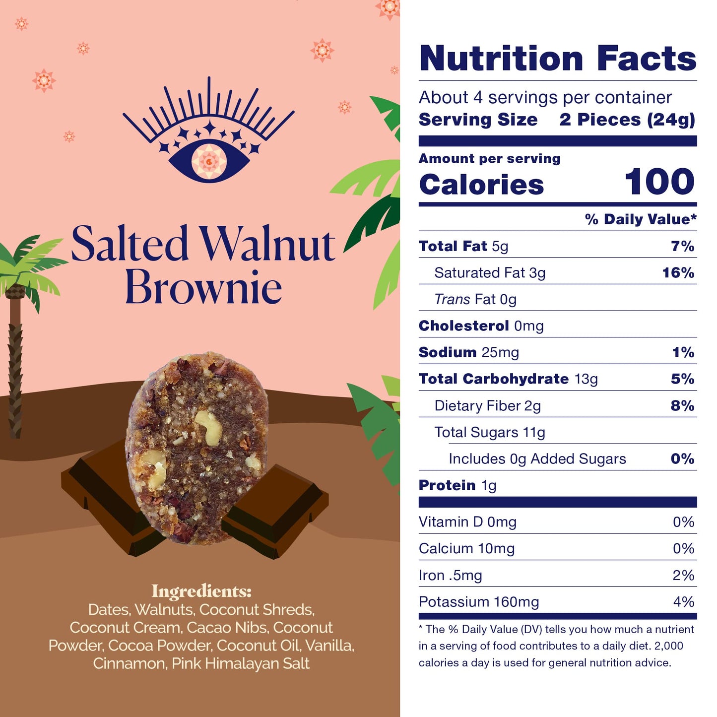 MAGICDATES Dates Snack Bites - No Added Sugar, No Sweetener Whole Food Snack | Grown in California | Gluten Free, Paleo, Delicio