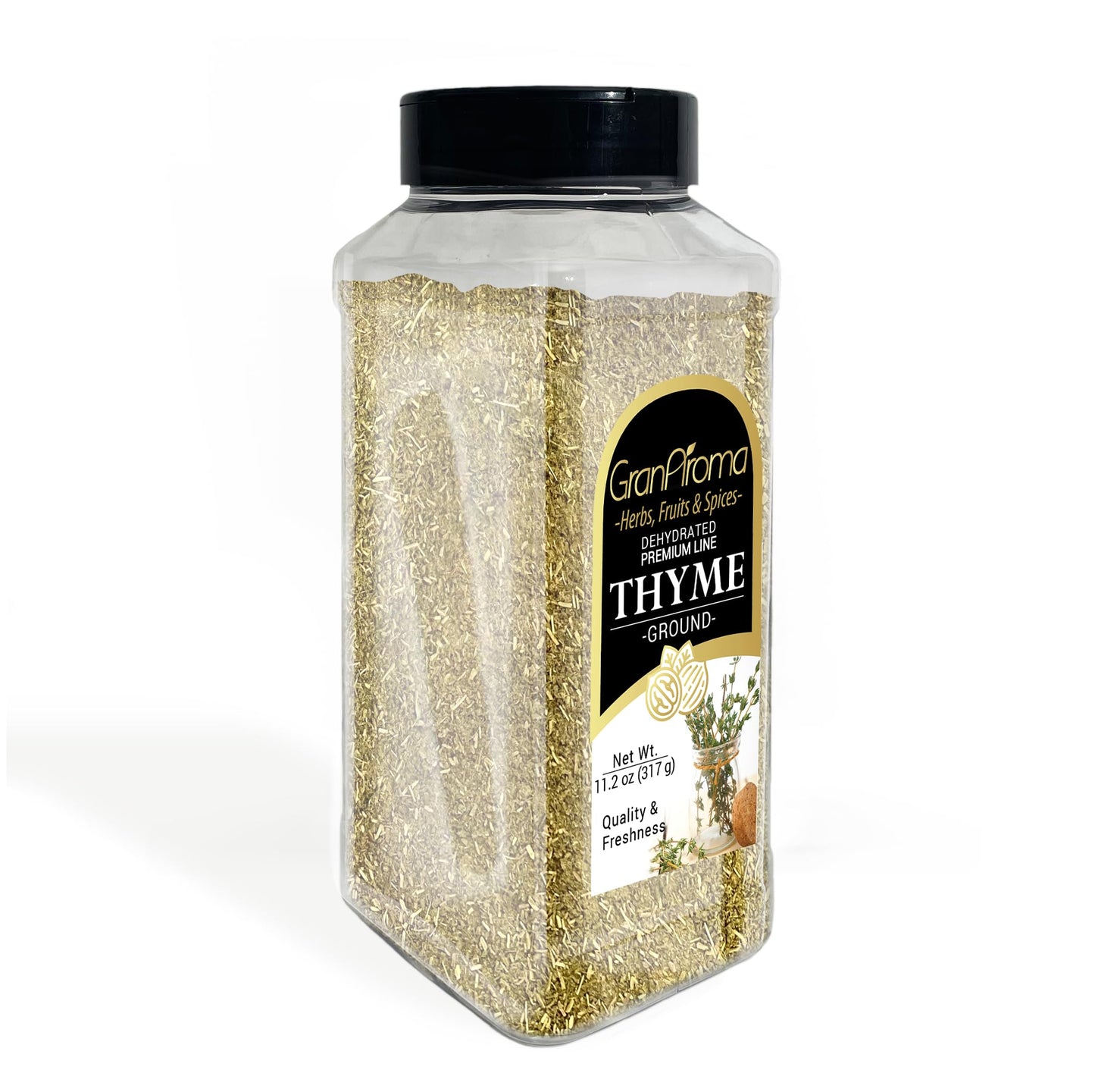 Granaroma Ground Thyme, 11.2 Oz, Traditional Herb, Aromatic