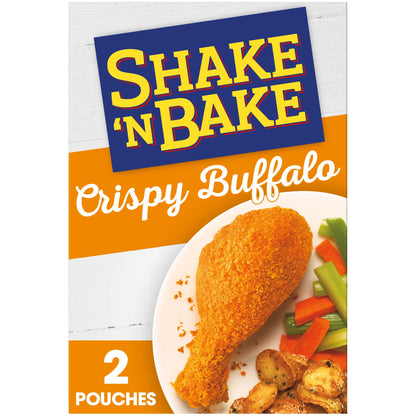 Shake N Bake Crispy Buffalo Seasoned Coating Mix Box (4.75 oz Boxes, Pack of 8)