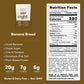 Oats Overnight Vegan Overnight Oats - Banana Bread Flavor, 20g Protein, Gluten Free, 2.6 oz (Pack of 8)