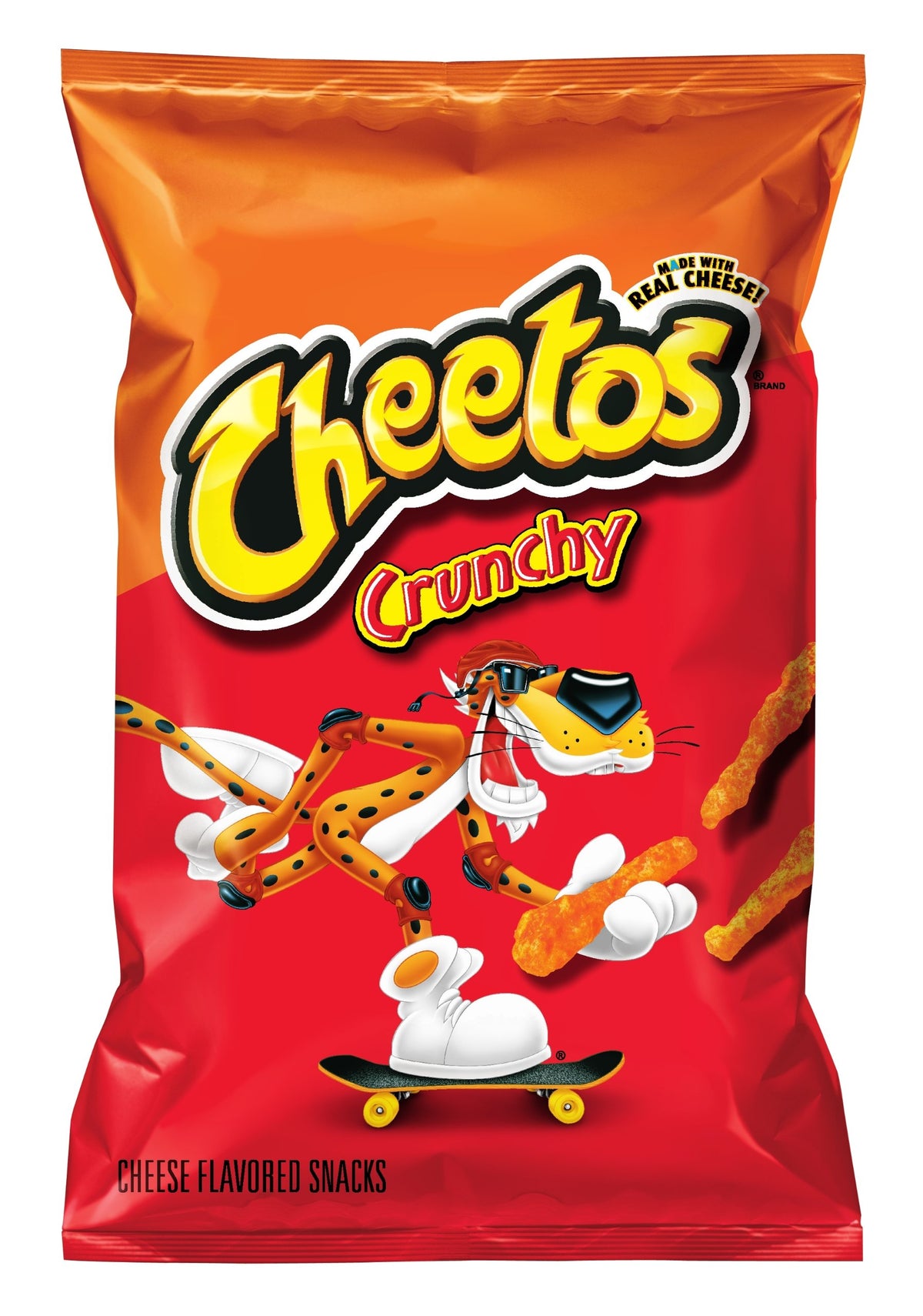 Cheetos Cheese Flavored Snacks, Crunchy, 9.5 Ounce (Pack of 4)