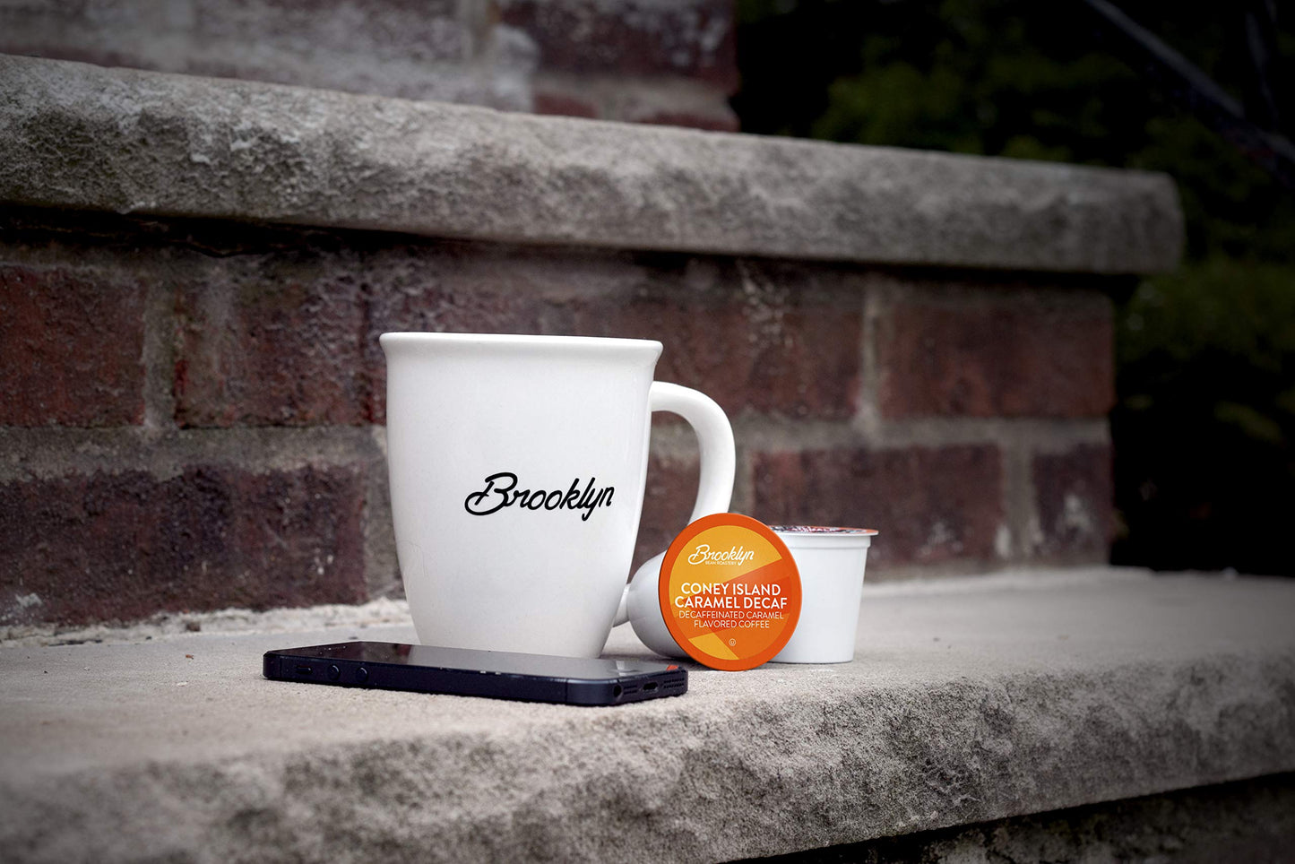 Brooklyn Beans Coffee Pods  Coney Island Caramel Decaf - Compatible with Keurig K Cup malt-inspired Including 2.0 Machines  40 Count  Creamy Caramel Flavor