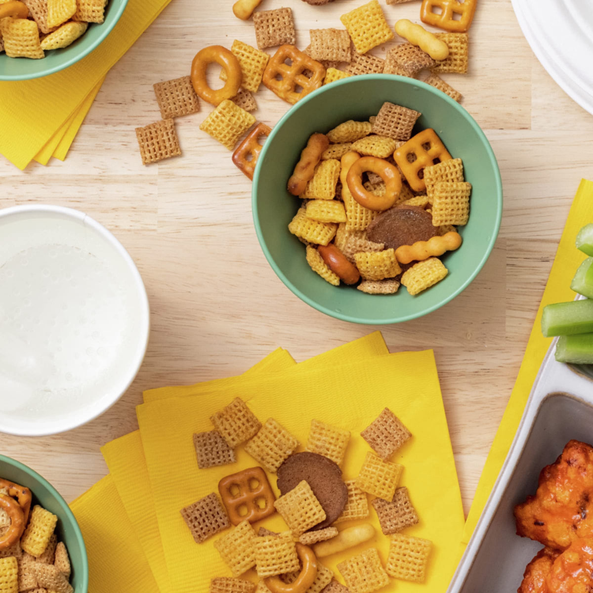Chex Mix Traditional Savory Snack Mix, 17.5 oz (Pack of 4)