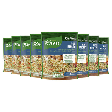 Knorr Rice Side Dish, Medley, 5.6 oz, Pack of 8, Rice Medley Flavor