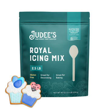 Judee'S Royal Icing Mix 2.5 Lb - Frost Cookies Like A Professional - Great For Decorating And Baking - Just Add Water - Non-Gmo,