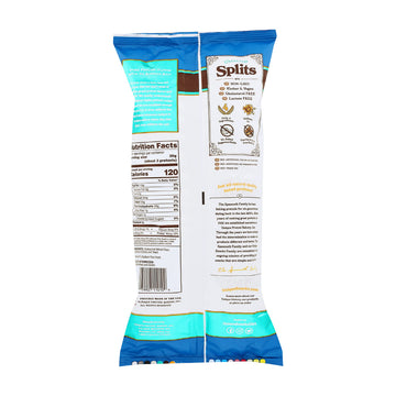 Unique Snacks Unsalted Splits, Vegan, 11 Ounce Bag (Pack of 3), Certified OU Kosher, Non-GMO