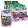 Plum Organics Mighty Builder Organic Toddler Food - Pear, White Bean, Blueberry, Date, and Chia - 4 oz Pouch (Pack of 12) - Orga