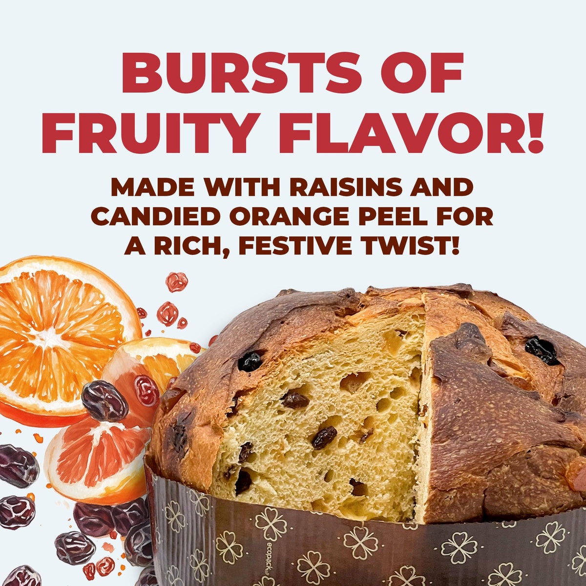 Vergani Classic Panettone, Pack Of 1 - Artisan Holiday Bread, Festive Dessert, Enhanced Gift, Traditional Baked Loaf - 750G (1.65 Lb) X1