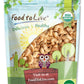 Food to Live Organic Dry Roasted Whole Cashews with Himalayan Salt, 8 Oz Non-GMO, Oven Roasted and Lightly Salted Nuts, No Oil A