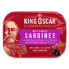 King Oscar Brisling Sardines in Extra Virgin Olive Oil, 3.75 oz Cans, Mediterranean Style, Pack of 12