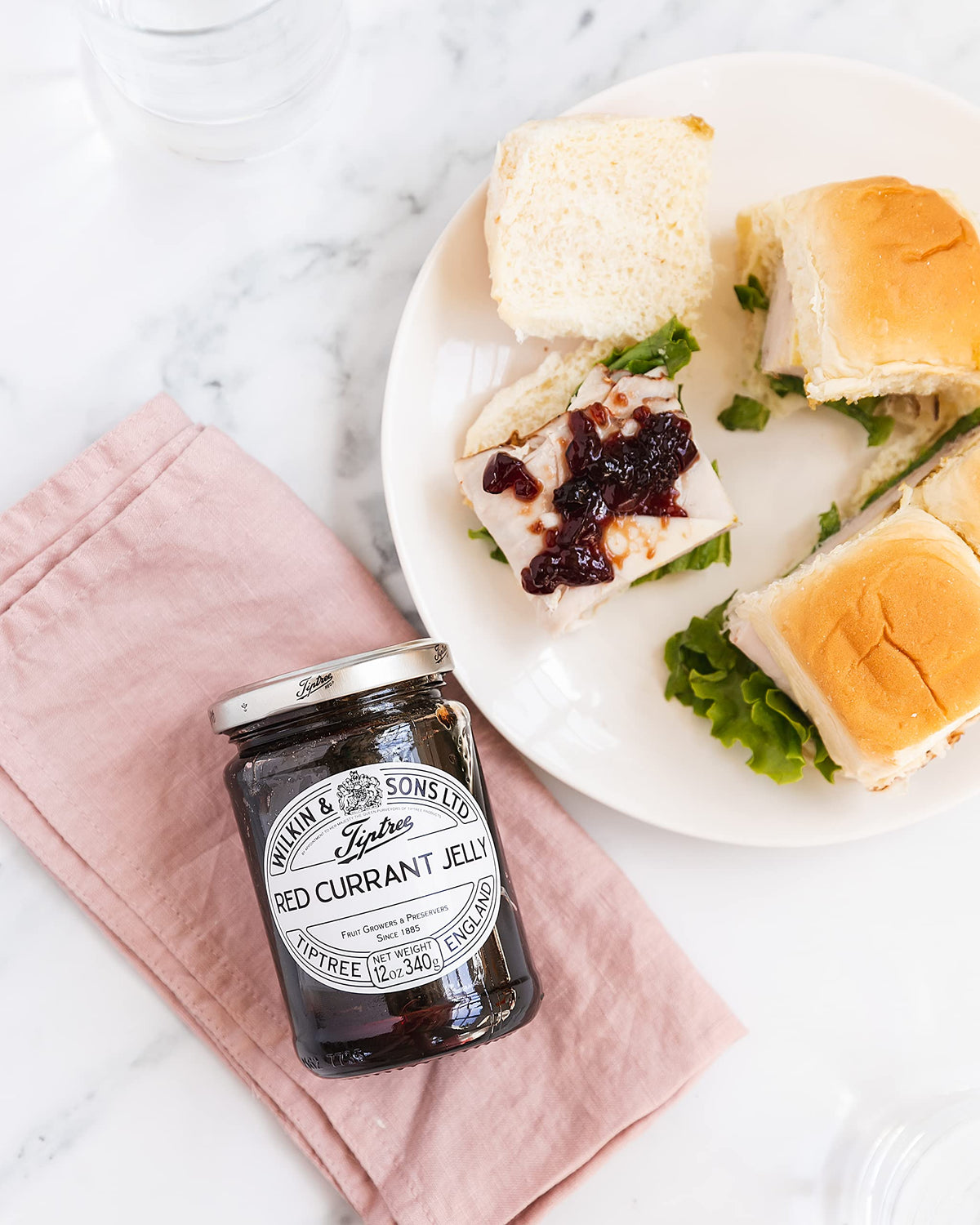 Tiptree Red Currant Jelly, 12 Ounce Jars (Pack Of 6)