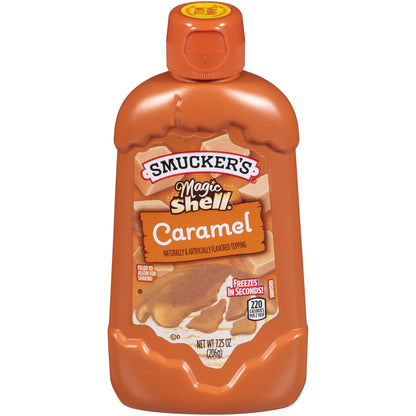 Smuckers Magic Shell Caramel Flavored Topping, 7.25 Ounces