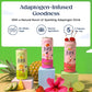JUNI Sparkling Adaptogen Drink, Variety Pack (12 Pack), 12 Fl Oz Each, Zero Sugar, Non-  ic, Decaffeinated