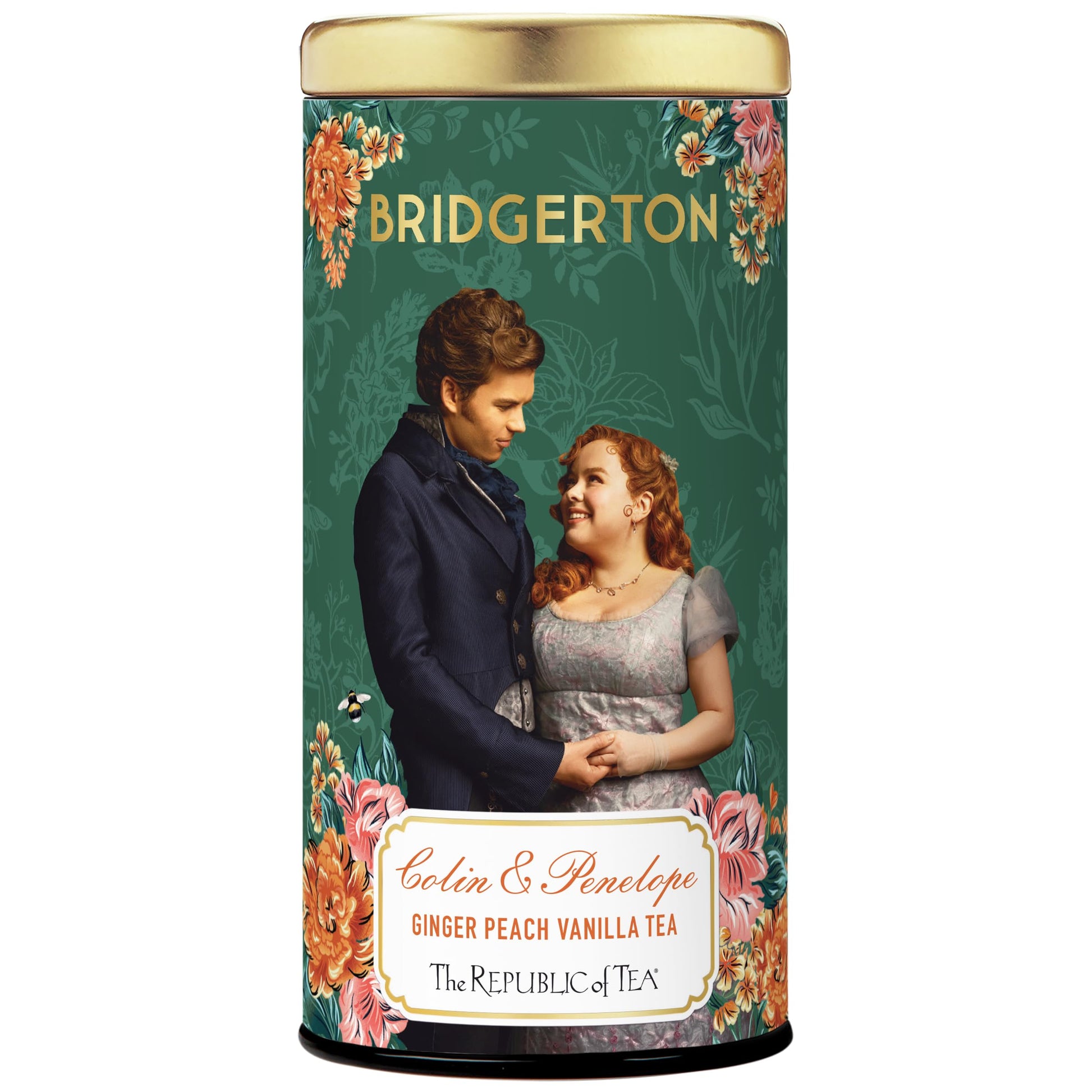 The Republic of Tea Bridgerton Ginger Peach Vanilla Black Tea - 36 Tea Bags