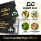 Dialed Gum Caffeine Gum - Sugar Free Energy dietary product with 50mg Caffeine, 8 Count, Cool Mint Flavor