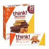 think! Protein Bars with Chicory Root for Fiber, Digestive Support, Gluten Free with Whey Protein Isolate, Salted Caramel, Snack