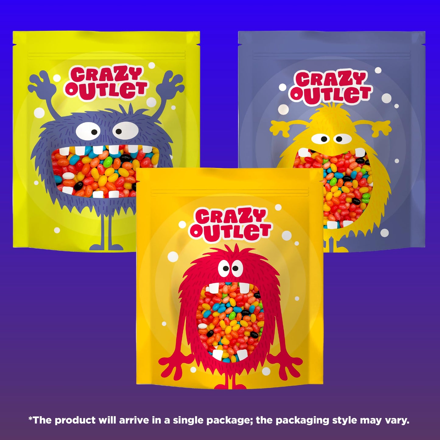 Jelly Beans - 3 Pound Bulk Pack - Assorted Fruit And Licorice Flavored Candy - Nostalgic Sweets