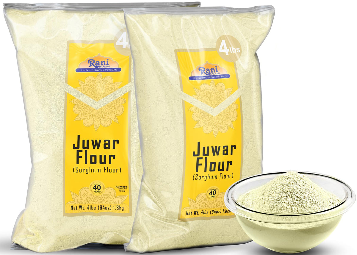 Rani Juwar Flour, All Natural, Vegan, Gluten Friendly, Non-GMO, Kosher, 64oz (4lbs), Indian Origin