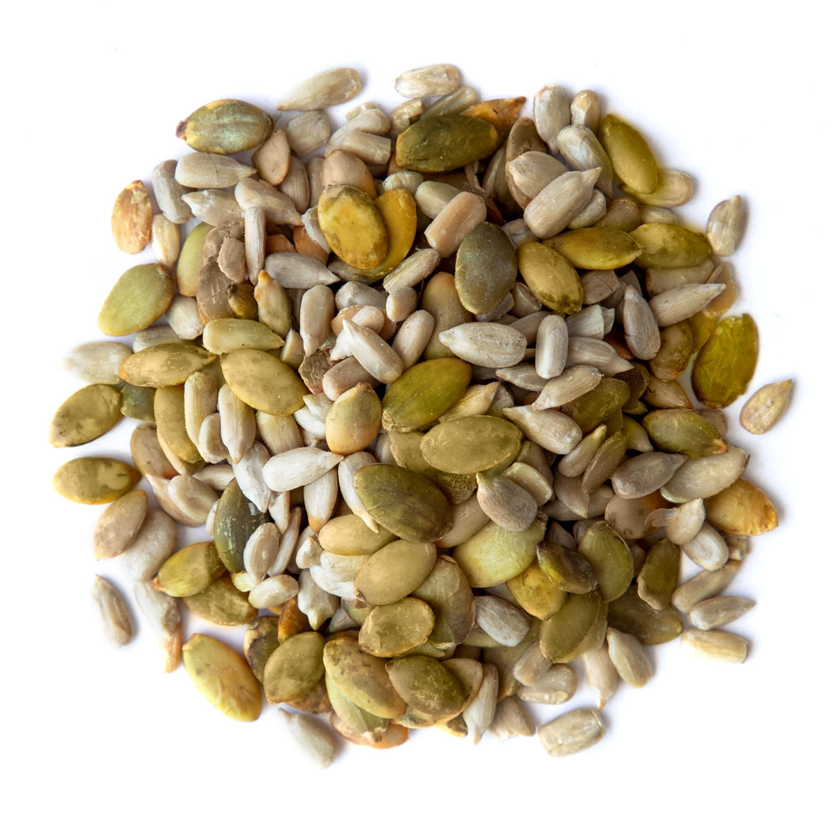 Food To Live Dry Roasted Sunflower And Pumpkin Seed Mix, 8 Ounces - Oven Roasted, No Oil Added, Natural Snack, Rich In Protein,