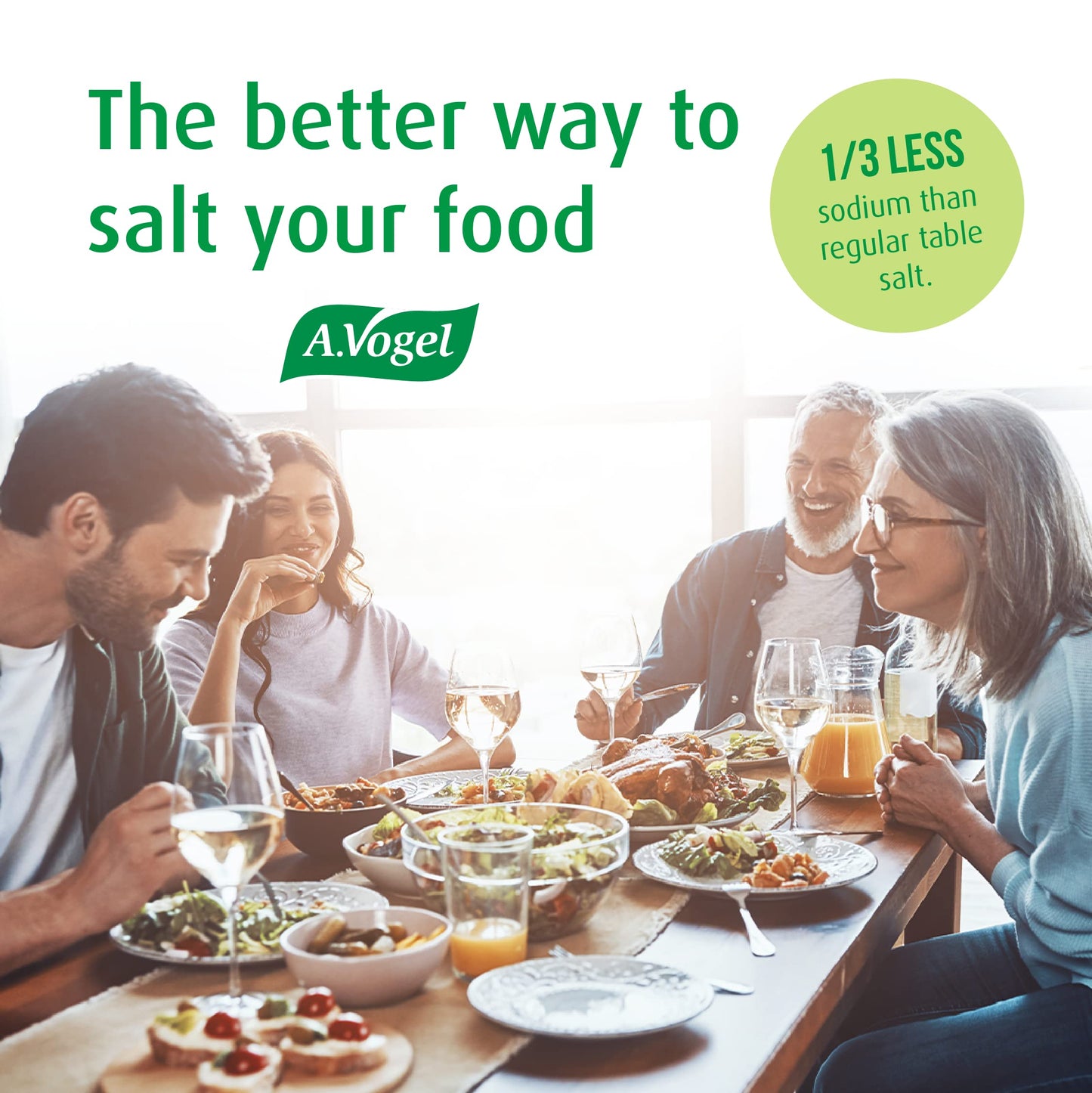 A. Vogel Herbamare Herbed Sea Salt - Natural Fine Sea Salt Infused with 12 Herbs & Vegetables - Free of Artificial Flavors & Pre