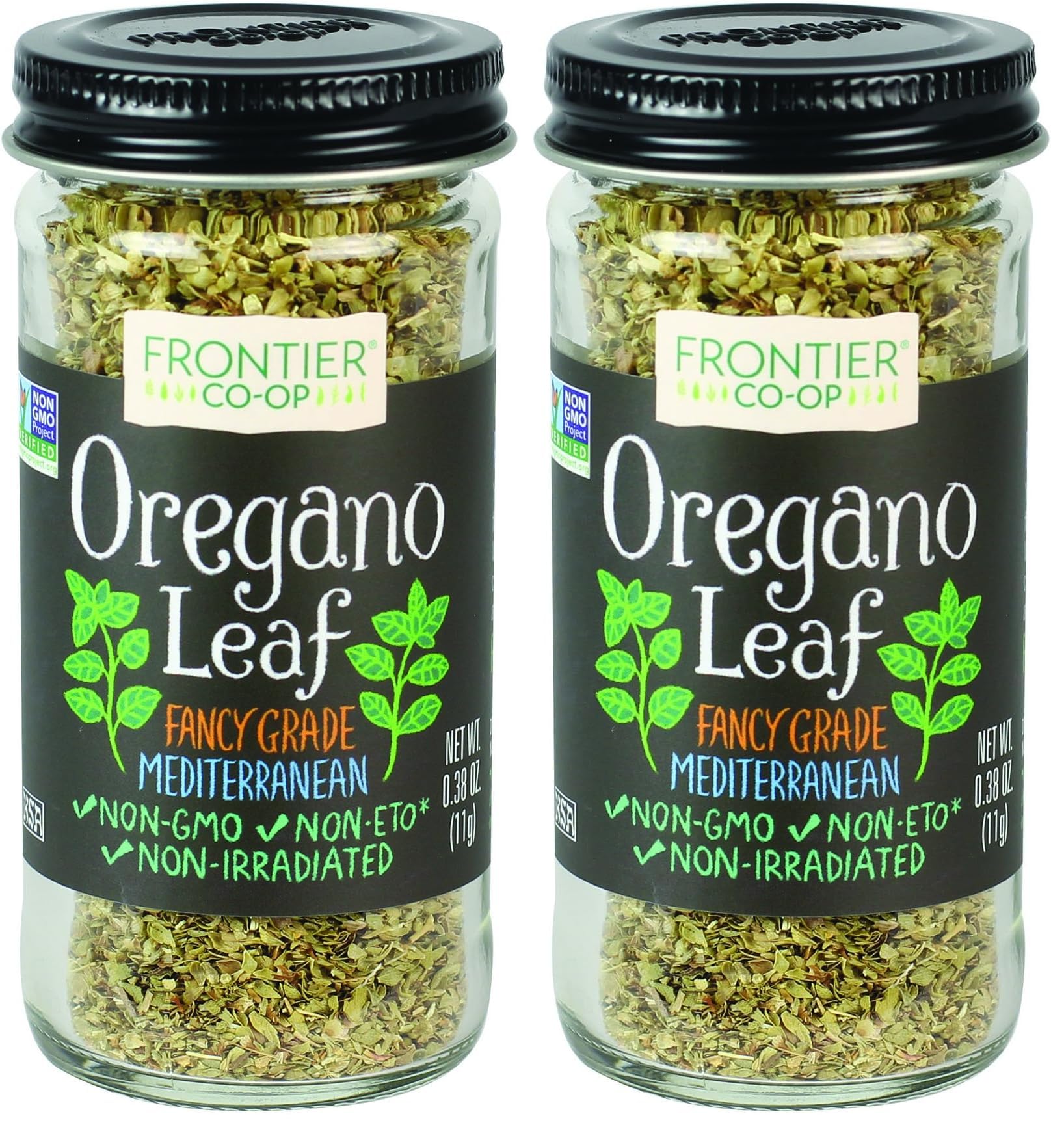 Frontier Co-op Oregano Leaf, 0.38 Ounce (Pack of 2)