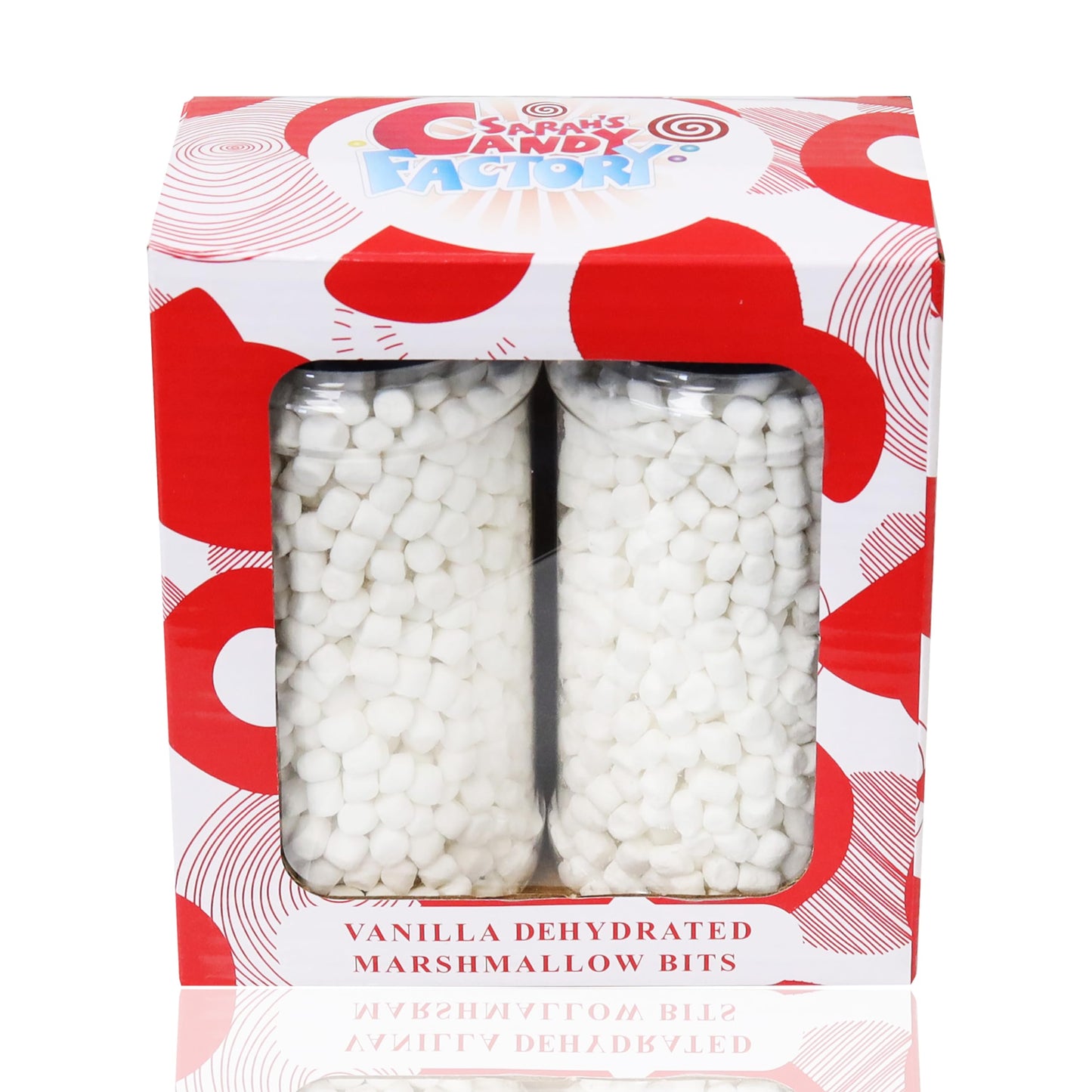 Sarah'S Candy Factory Variety Dehydrated Marshmallow Bits, Vanilla Marshmallows In Jar, Assorted Marshmallows In Jar (Vanilla-Va